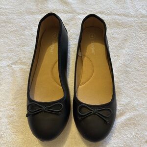 Cat&Jack Black Ballet Flats with Bow